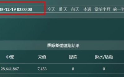 2025/12/18台湾5分採定位胆 单日虧損5638